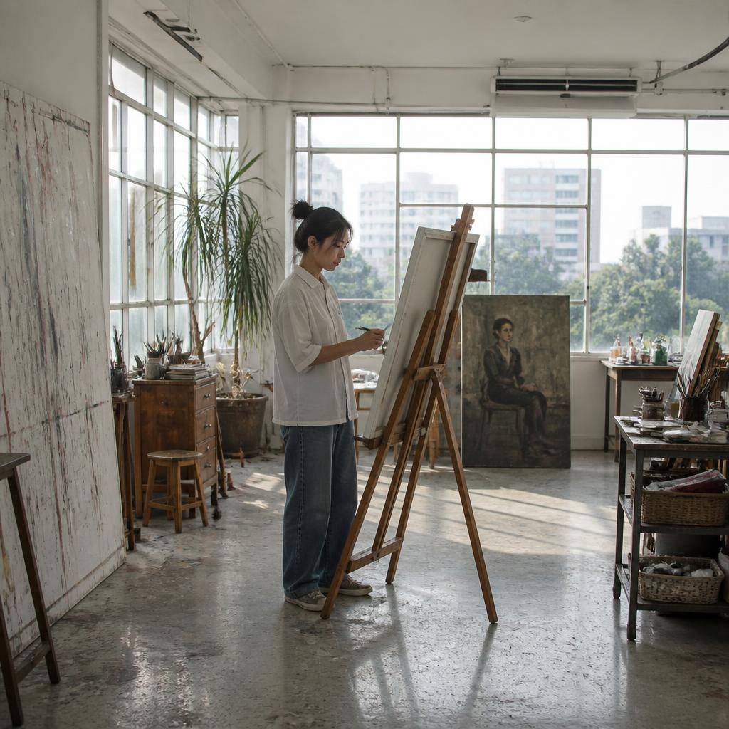 สอนจัดองค์ประกอบภาพสไตล์ Fine Art ให้เล่าเรื่องได้ลึกซึ้งโดยไม่ต้องพึ่งพรสวรรค์